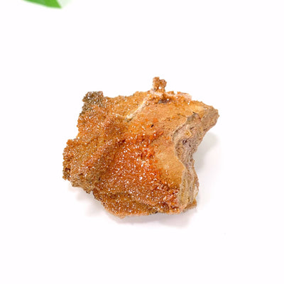 vanadinite cluster on white background