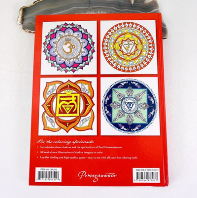 back side of the chakras coloring book by paul heussenstamm