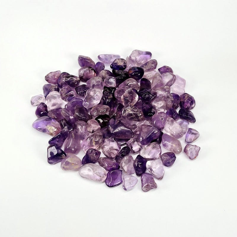 1lb Amethyst Tumbled Gemstones – Rock Paradise