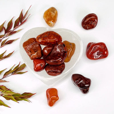 Large Carnelian Tumbled Stone - Red Polished Beauties! - Choose Your Qty 1,3 5 Pieces (TS-83)