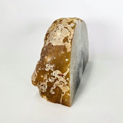 Natural Agate Bookend Pair - 9 to 12 lb - Geode Bookend - Home Decor (RK1-27)