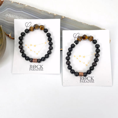 packaged capricorn zodiac bracelets on display