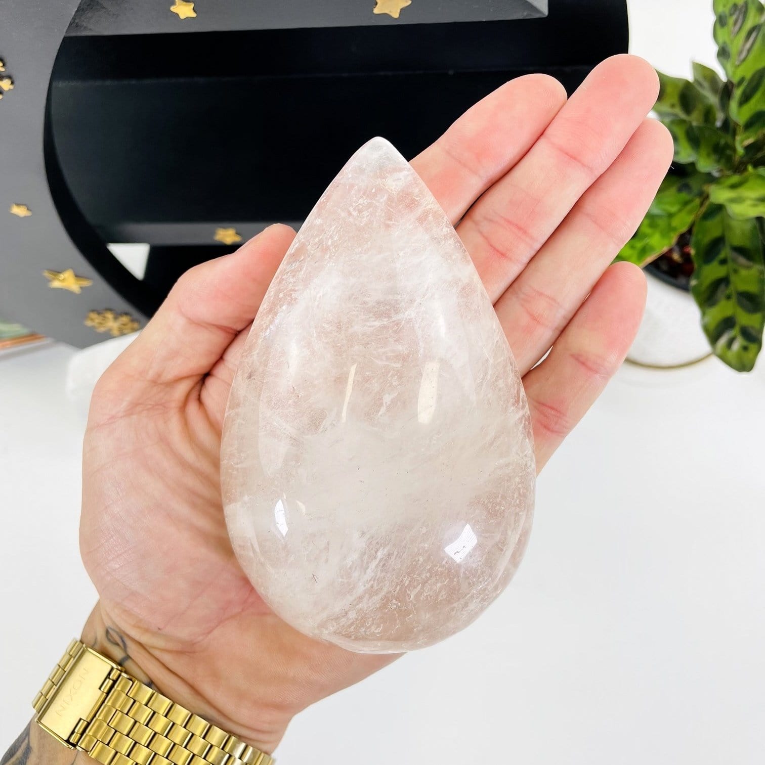 Clear Quartz Tear Drop Shape - Polished Stone - (UOOAK-S1-44) – Rock ...
