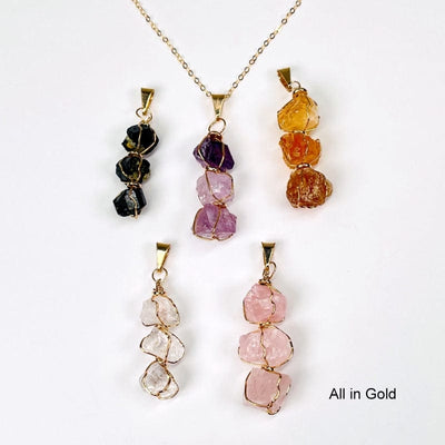 all pendants in gold 