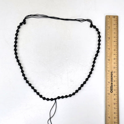 middle necklace length with ruler for size reference