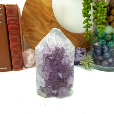 Agate Polished Crystal Point