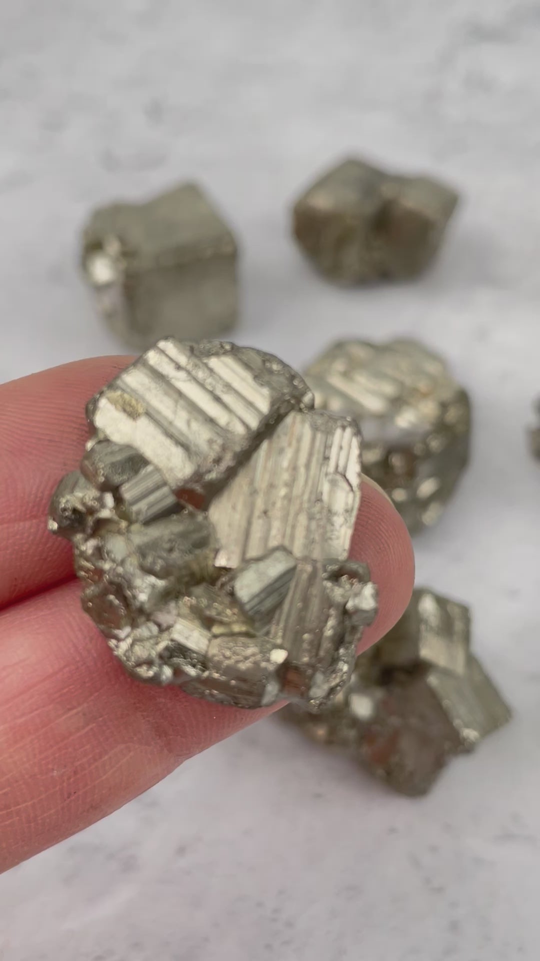 Pyrite Clusters and Cubes - by Weight