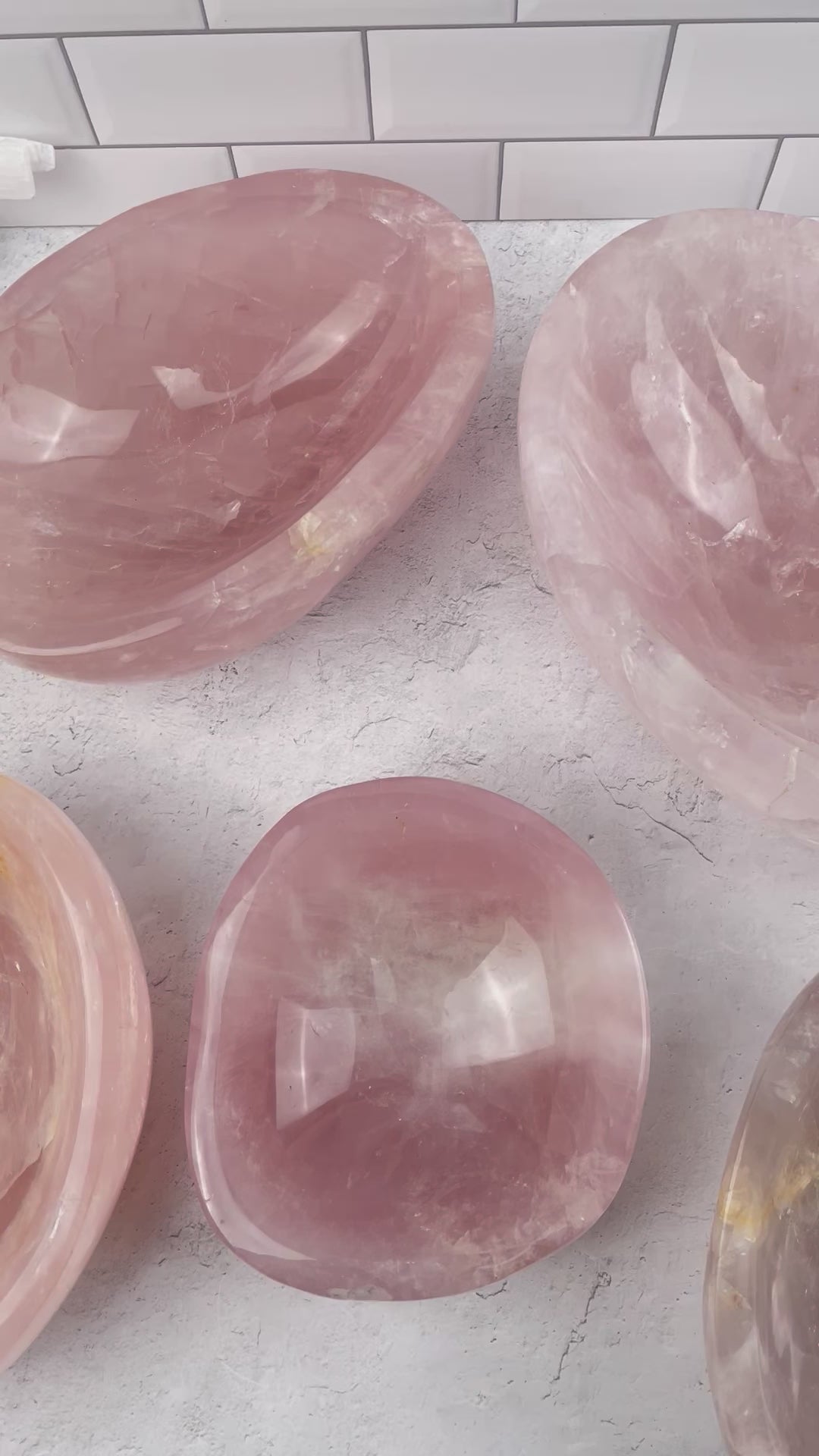 Rose Quartz Crystal Bowl - By Weight