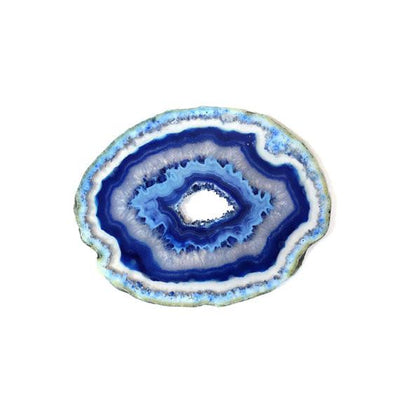 Display picture of One Blue extra grade agate slice.