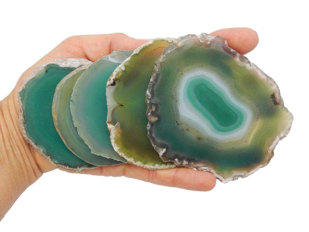 Green Agate Slice Agate Slices 3 AGBS Rock Paradise