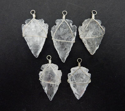 close up of the arrowhead charms 
