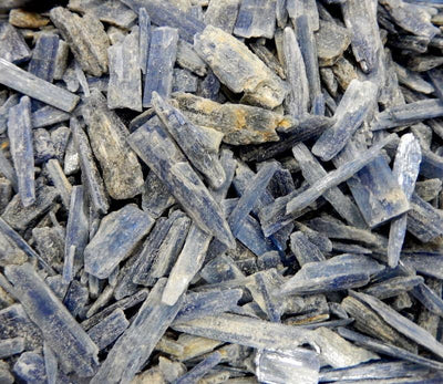 Blue Kyanite - in a pile
