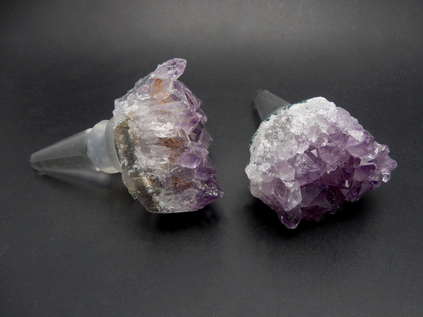 Bottle Stopper - Crystal Bottle Stopper - Gypsy Decor - Amethyst Wine Stopper- Crystal Quartz Collection - Feng Shui (RK119)