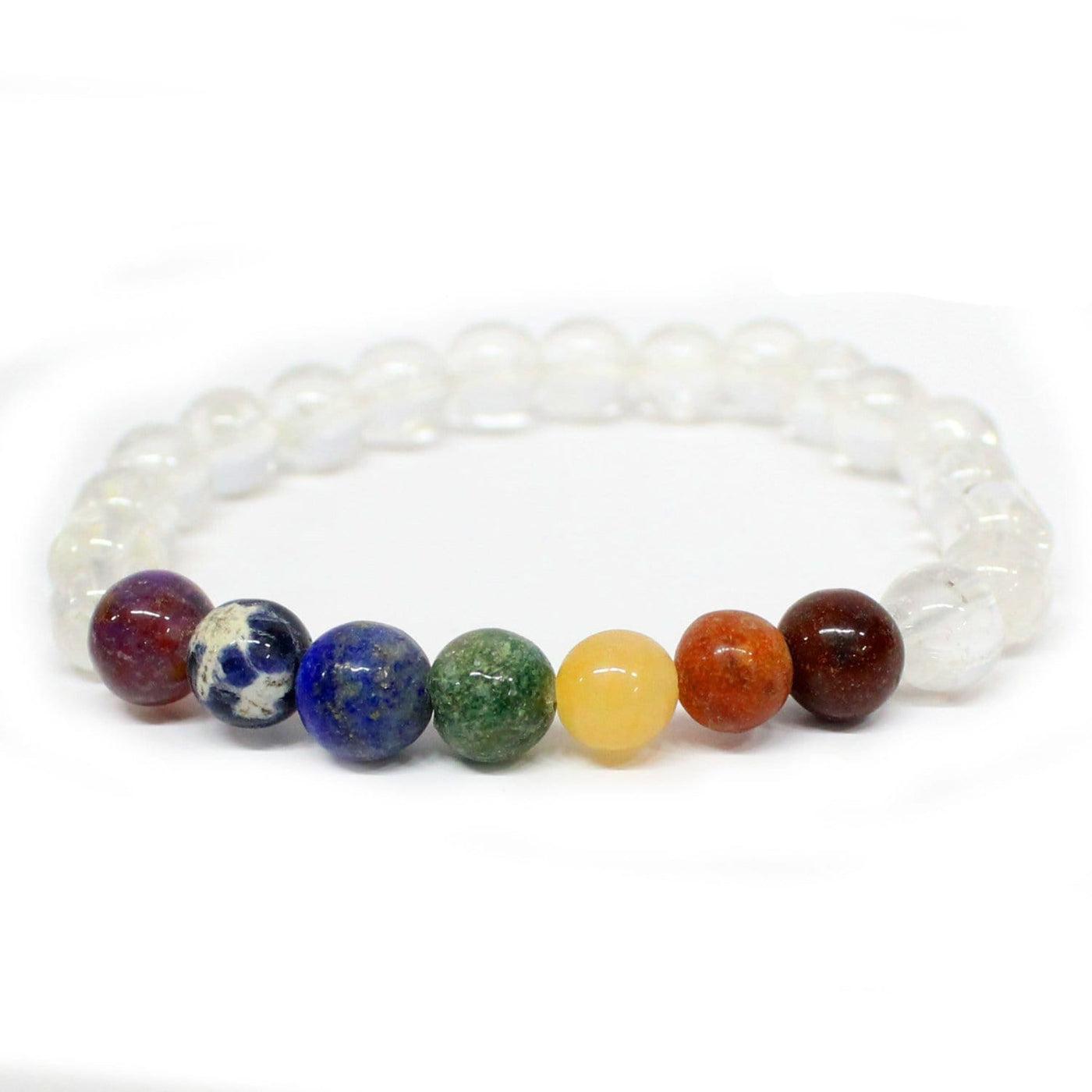 ckakra bracelet  with crystal beads