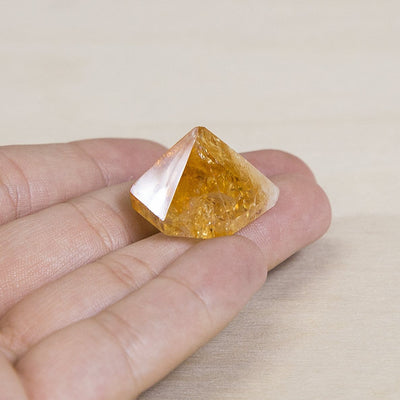 Hexagonal  Pyramid in hand to show size reference