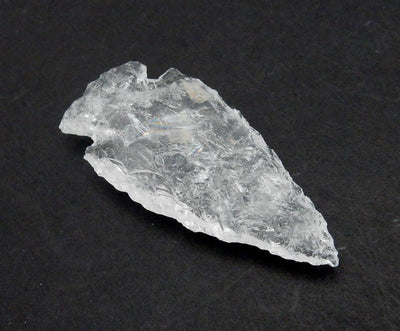 crystal arrowhead close up