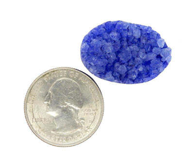 druzy bead on white background