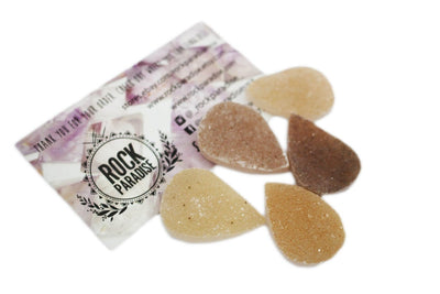 tear drop shaped cabochons come in natural tones 