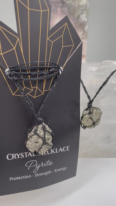 Pyrite Crystal Necklace