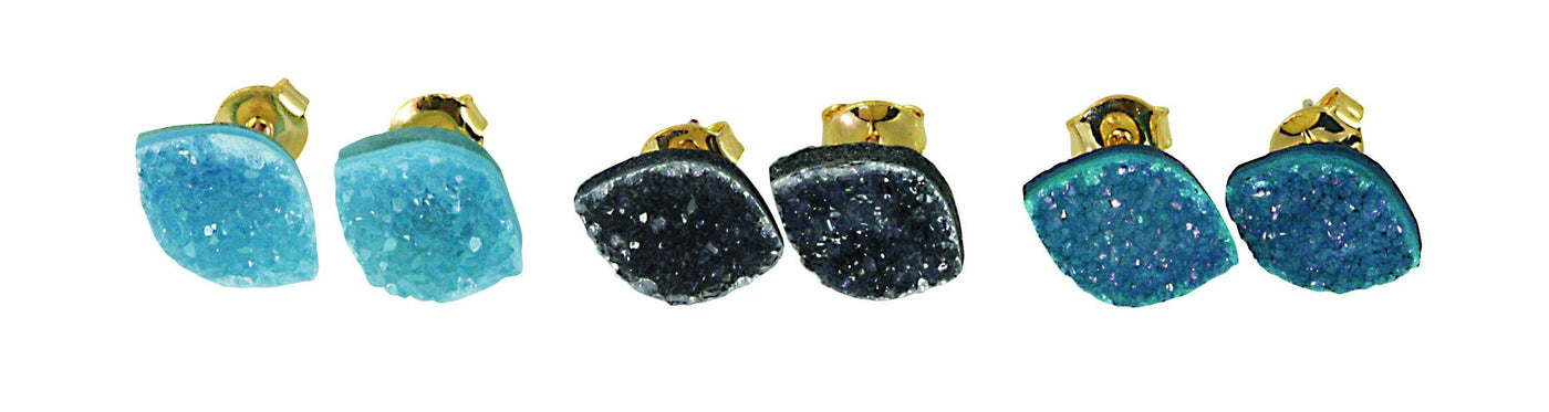 marquise earrings - 3 pair