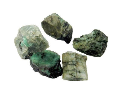 Flat Boxes - Emerald Chunk By Box - Box Of 24 Pieces HS1B2