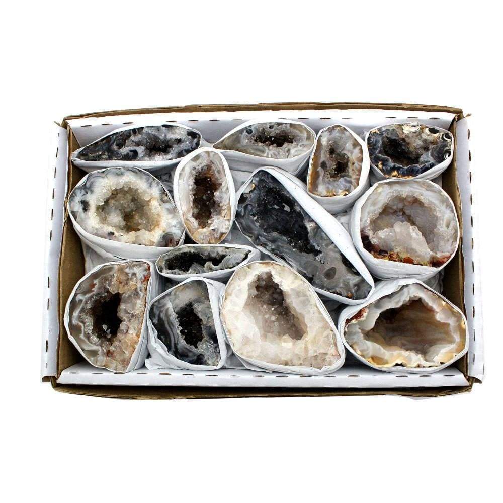 Natural Geode From Brazil in a box