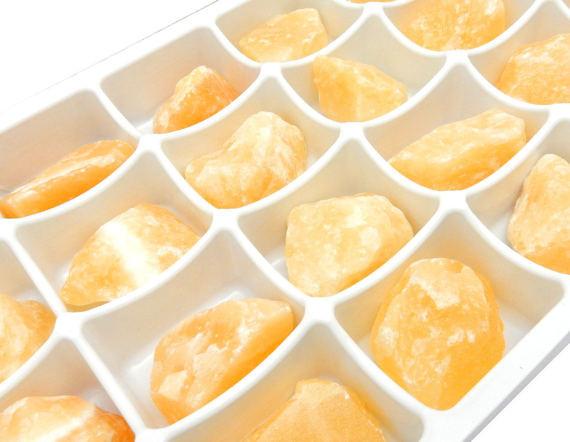 Flat Boxes - Orange Calcite By Box - Box Of 24 Pieces HS1B6