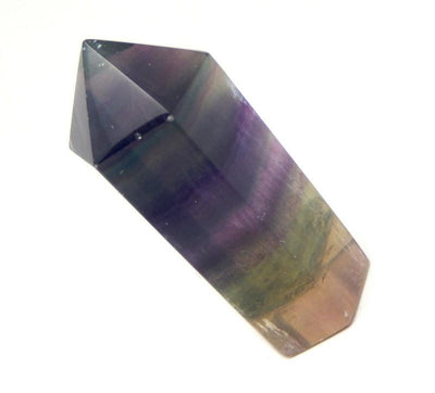 Fluorite Point-side view of the color tone and shape. 