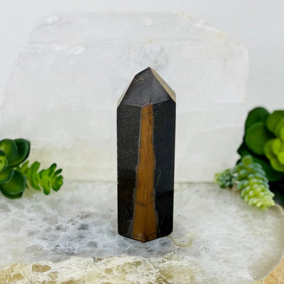 Tiger Eye Polished Point from another angleTiger Eye Polished Point from another angle