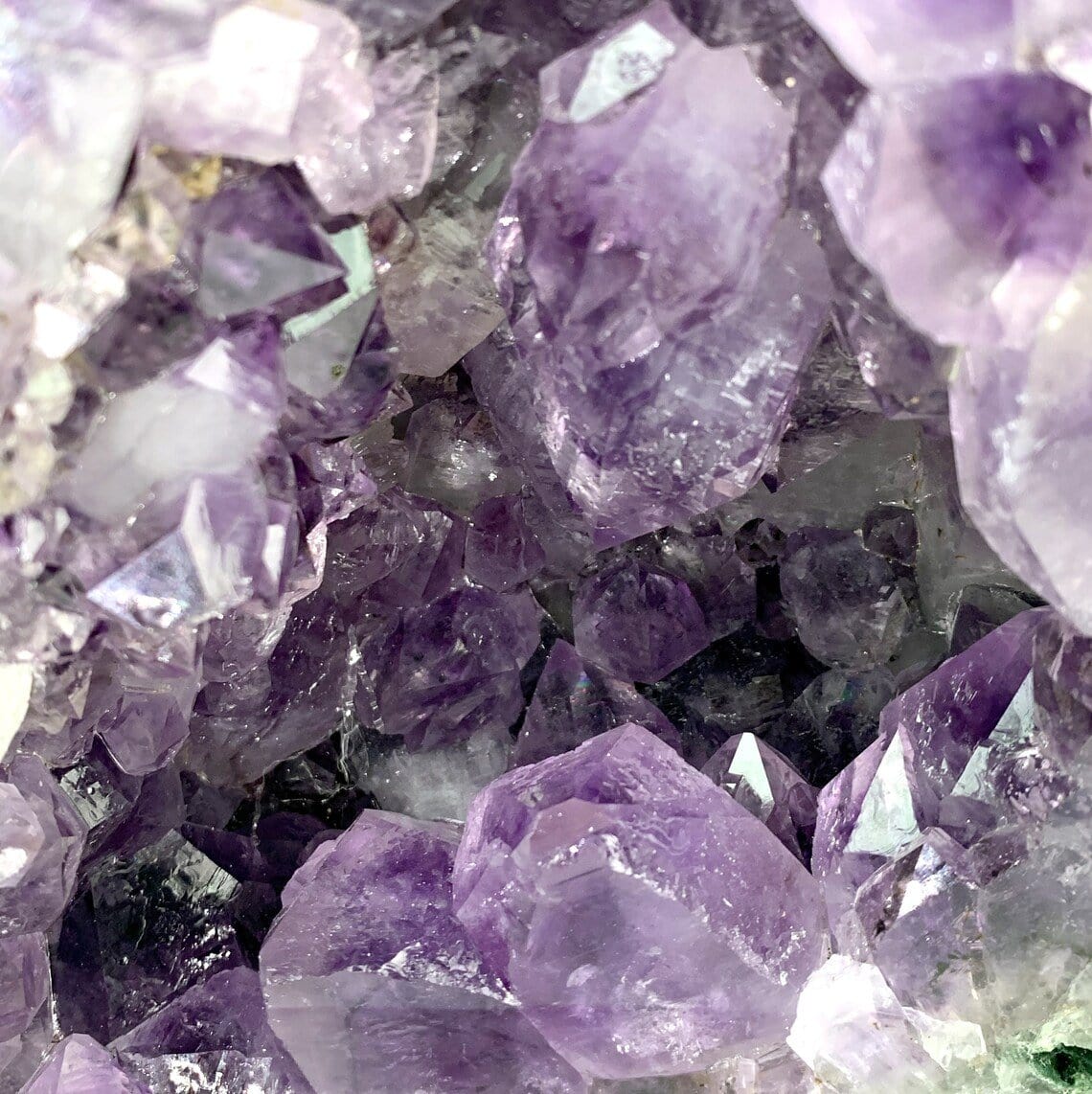 up close shot of Amethyst Geode Cathedral