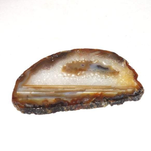 close up of agate slice