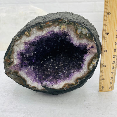 Amethyst Cathedral Geode Crystal - OOAK - With Measurements