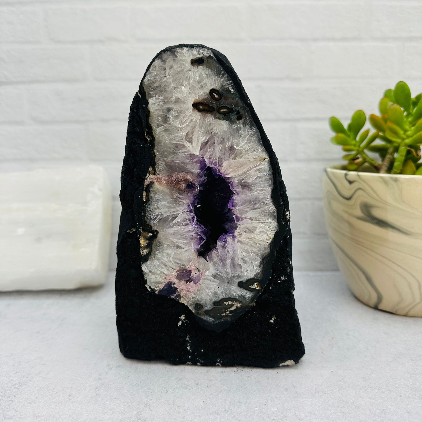 Amethyst Cathedral Geode Crystal - OOAK - Home Decor