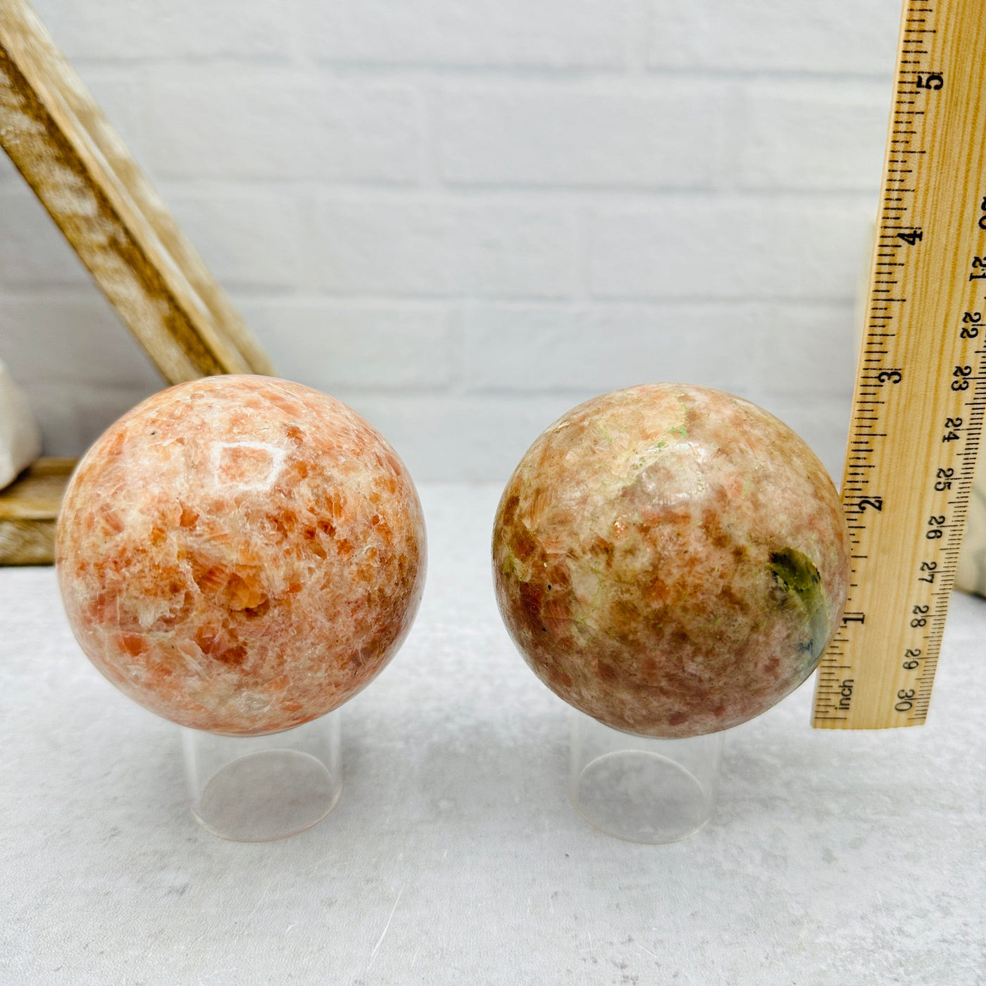 Sunstone Polished Sphere - You Choose - with measurements