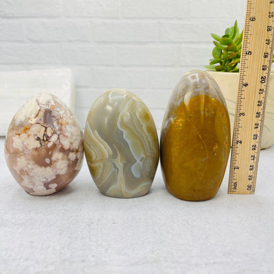 Flower Agate Polished Freeform - You Choose - - With Measurements