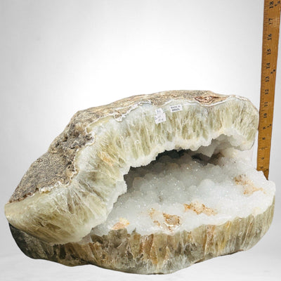 Massive Quartz Druzy Agate Geode - OOAK - with measurements