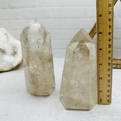 Crystal Quartz Tower - Rutilated - You Choose - with measurements