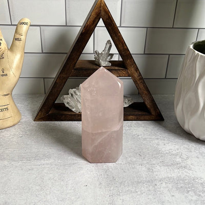 Rose Quartz Polished Point As Is