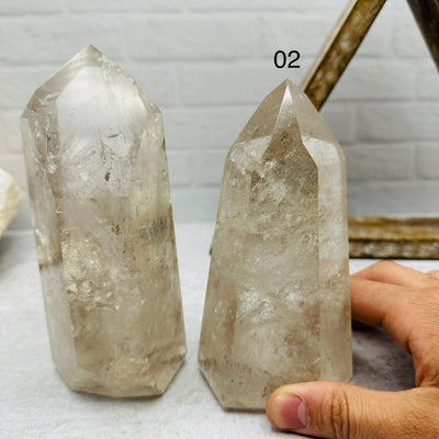 Crystal Quartz Tower - Rutilated - You Choose - 02