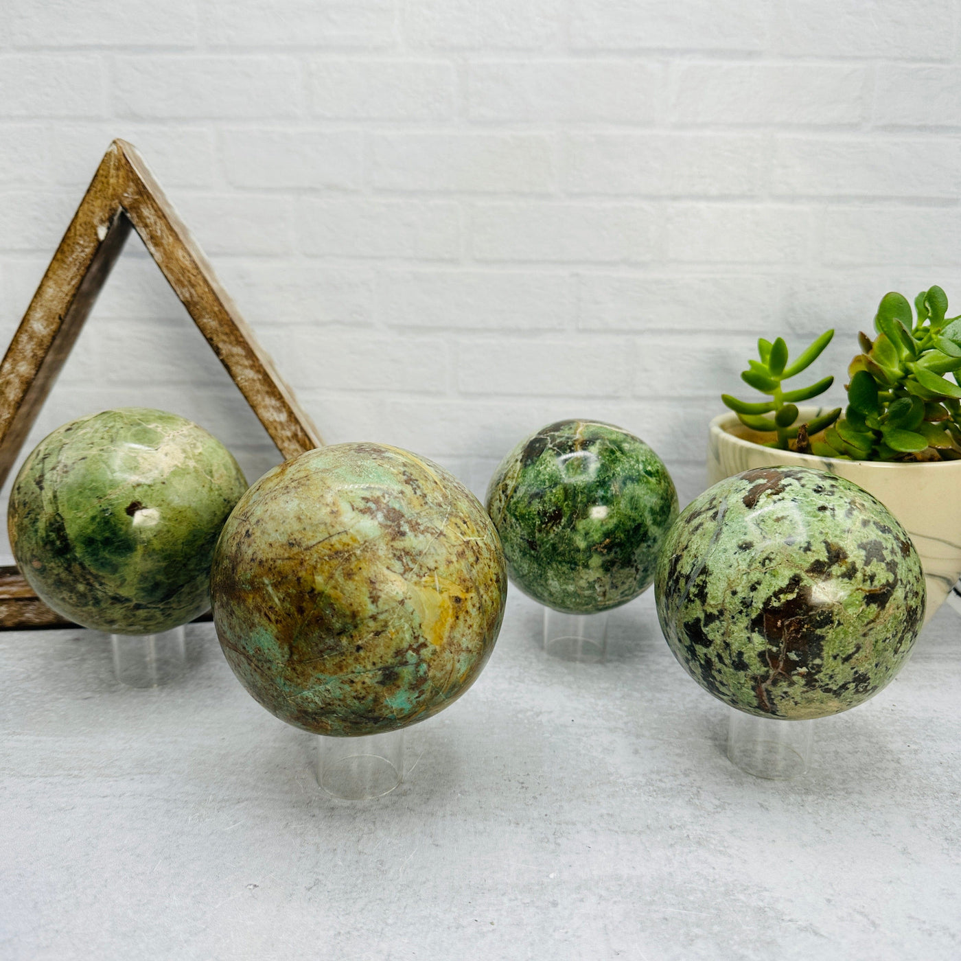 Pistachio Opal Sphere - You Choose - home decor