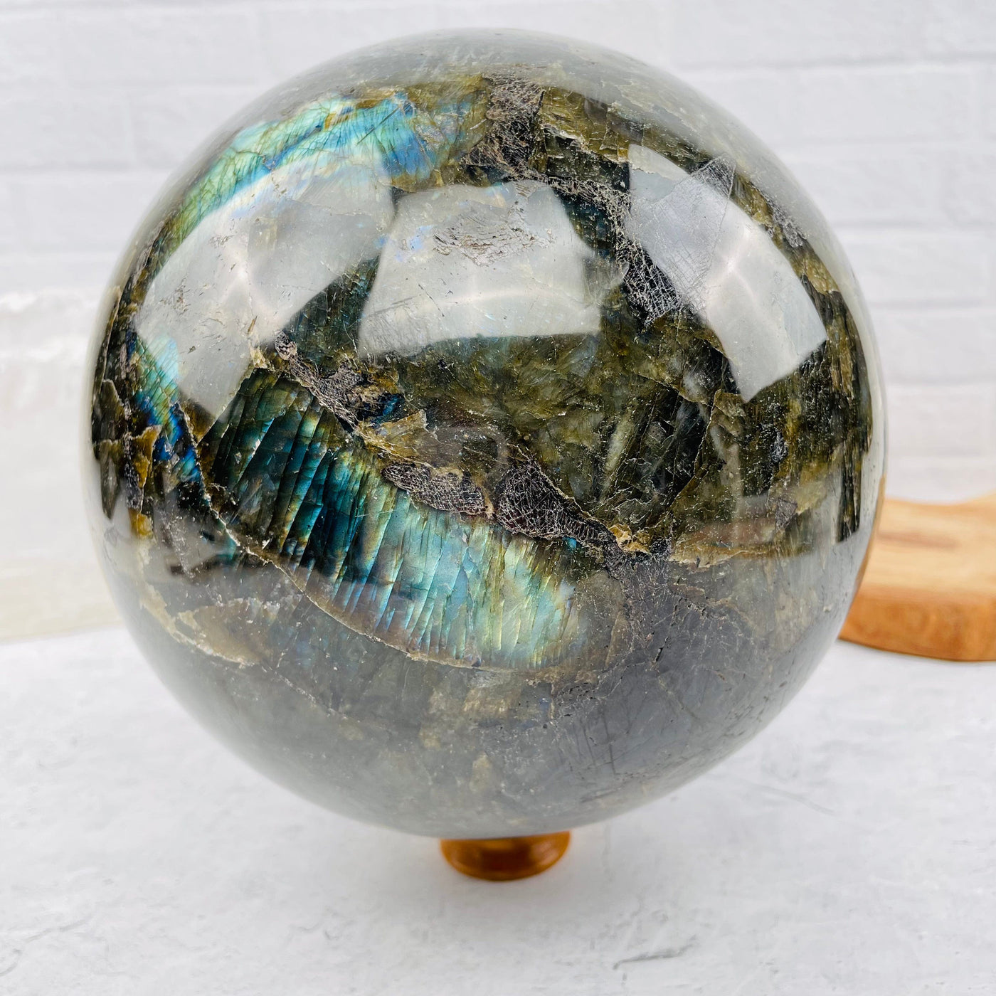 Labradorite Sphere - OOAK- Massive