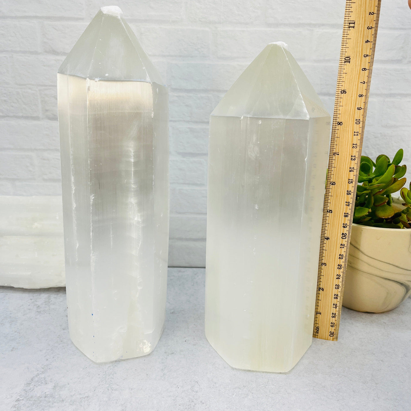  Selenite Point - AS IS - You Choose- with Measurements