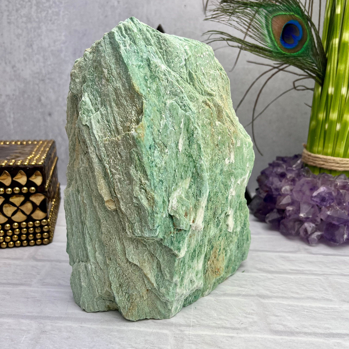 Free Form Fuchsite - front view 