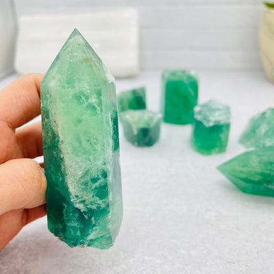 Green Fluorite Crafters 2.5lb Bag