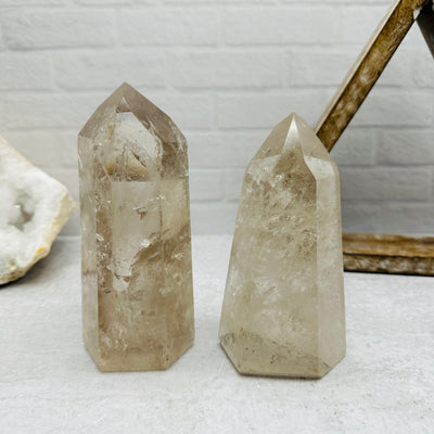 Crystal Quartz Tower - Rutilated - You Choose