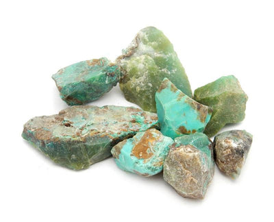 Large Rough Natural Apache Turquoise - Wire Wrapping - Collecting - Chakra - Tumbled Stone - (RK63B15-03)