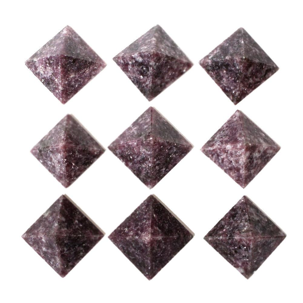 multiple pyramids displayed to show the differences in the color shades 