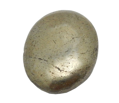 close up of pyrite worrystone