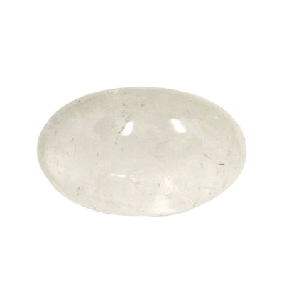 Crystal Quartz Polished Stone - on a table
