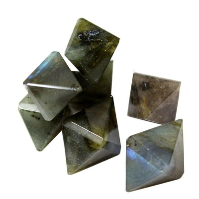 labradorite diamond shaped point